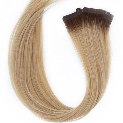 Rooted Dark Brown #2 to Dirty Blonde #19C Tape (50g) - BOMBAY HAIR 