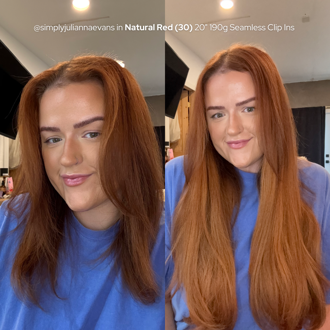 Natural Red (30) 20" 190g Seamless