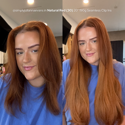 Natural Red (30) 20" 190g Seamless