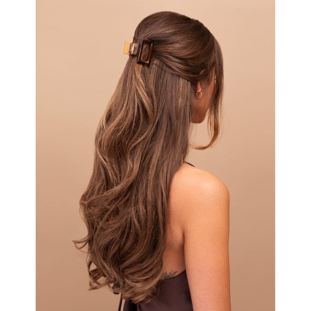 Small Brown Hair Claw - BOMBAY HAIR 