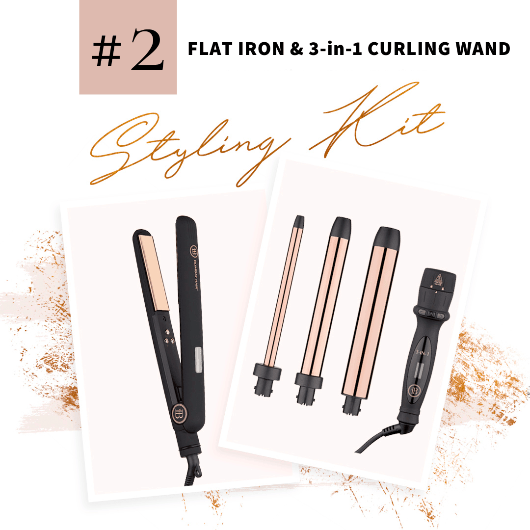 Curling wand and straightener set online
