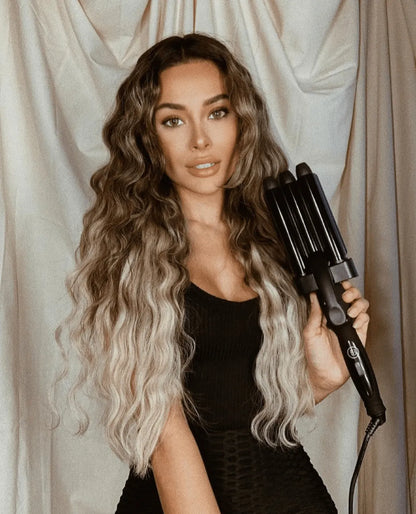 3-in-1 Curling Wand with Extended-Barrels (loop)