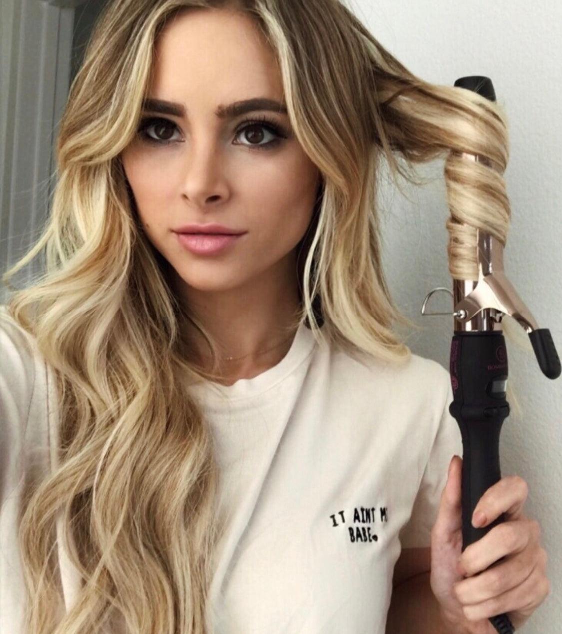 Bombay rose gold curling iron best sale