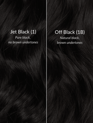Jet Black (1) Ponytail - BOMBAY HAIR 