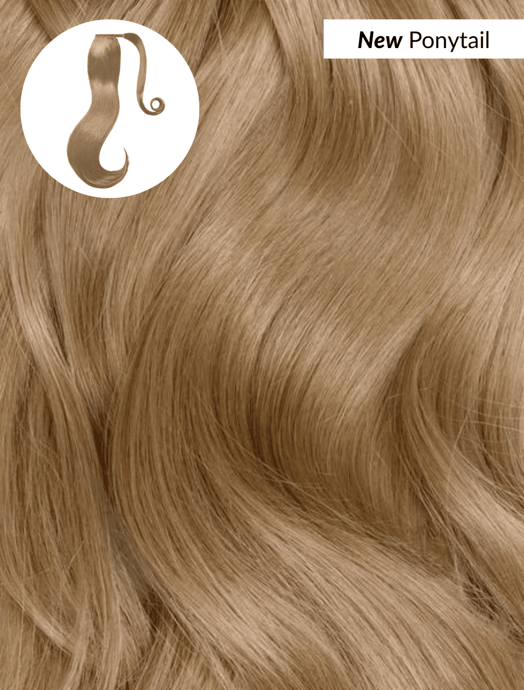Ash Brown (8) Ponytail - BOMBAY HAIR 