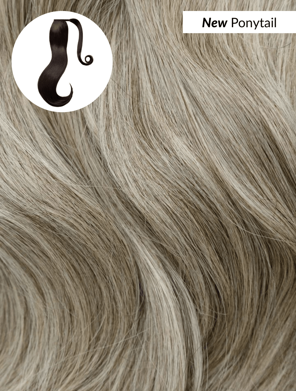 Espresso Highlight Blend (2/60) Ponytail - BOMBAY HAIR 