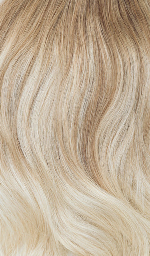 Ombre - Ash Brown (#10C) to White Blonde (#60B) 20" I-Tip (backorder, Nov 6) - BOMBAY HAIR 
